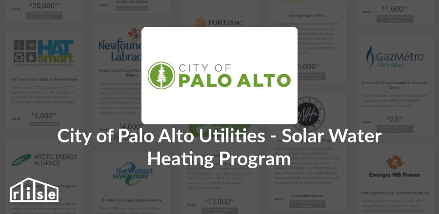 City Of Palo Alto Utilities Solar Water Heating Program